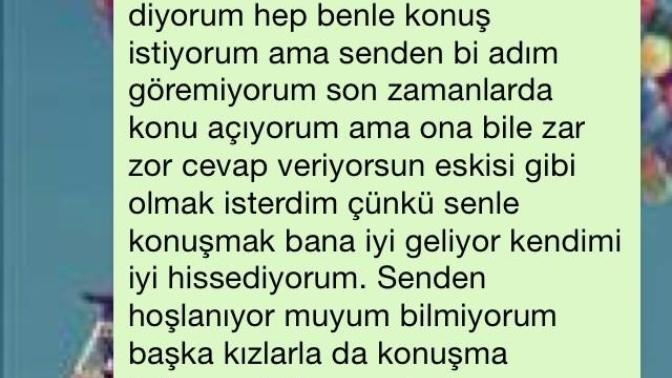 Sevdiğim çocuğa yazdığım mesaj çok saçma olmuş değil mi?