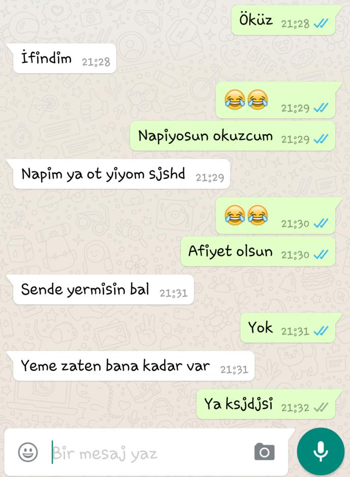 Sizce de cok tatli değil mi skdjjs?