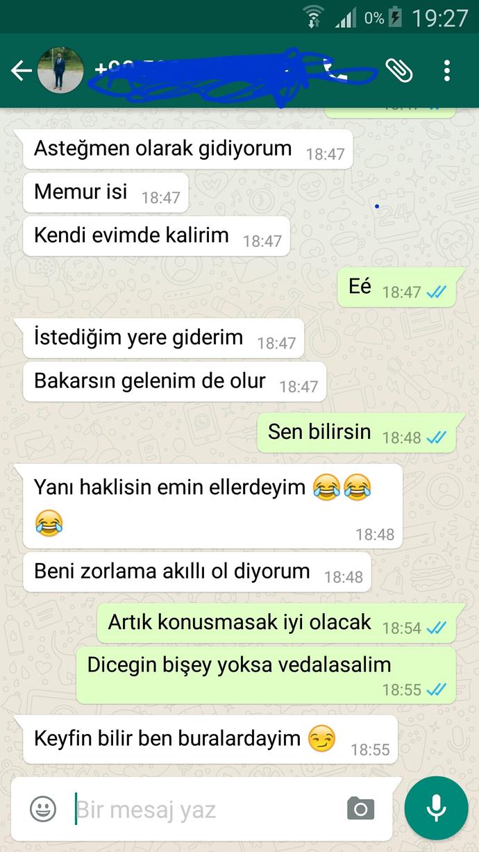 Ayrılmak istedim bunları dedi ?