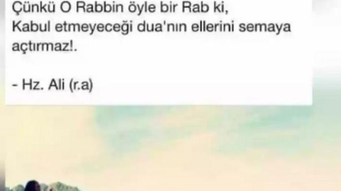 Dualarınız kabul oldumu?