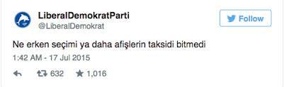 Liberal Demokrat Parti sizce de çok tatlış değil mi?