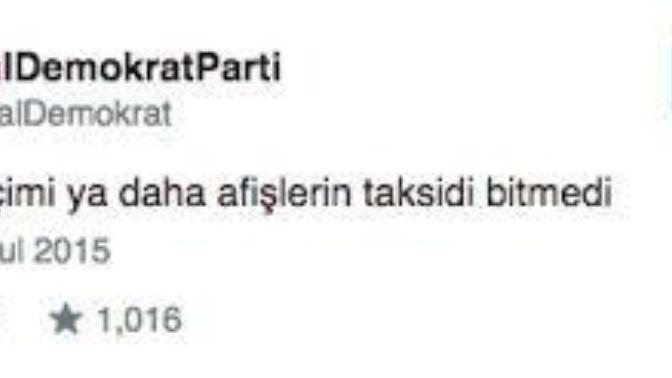 Liberal Demokrat Parti sizce de çok tatlış değil mi?