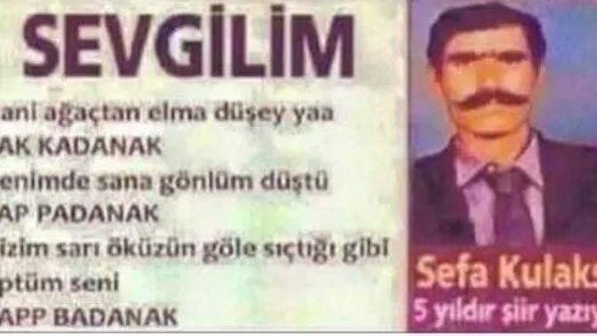 Var mı  sizin icin siir yazan  ya da  sizin sevdiginize yazdiginiz siiler?