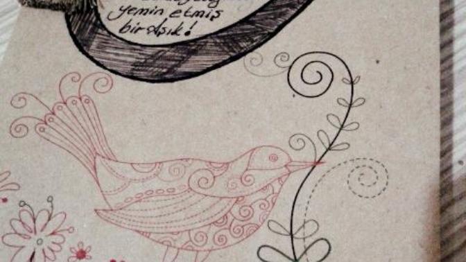 Sevdiğim adama, içinde şiirler olan bir defter hazrladım sizce nasıl olmuş?
