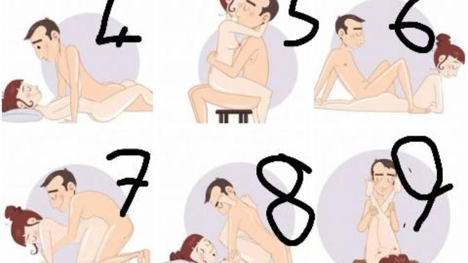Kamasutra tablosundan en sevdiğin pozisyonun numarasını seçip yorum at? Bakalım hangisi 1. Olacak?