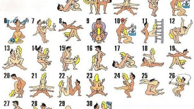 Kamasutra takvimi gördünüzmü hiç?