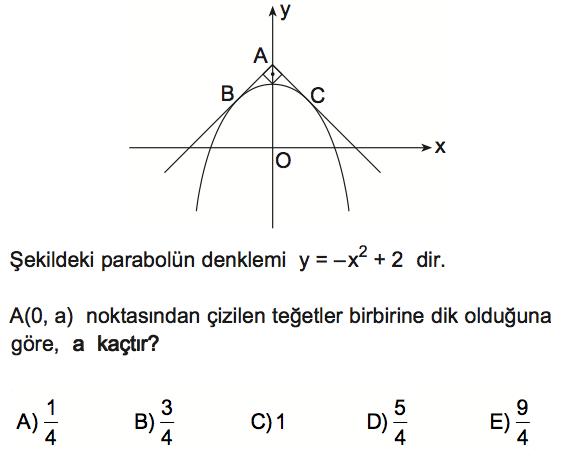 Parabol sorusu yardım edebilecek olan hayırsever?