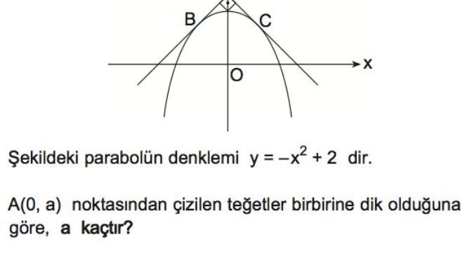 Parabol sorusu yardım edebilecek olan hayırsever?