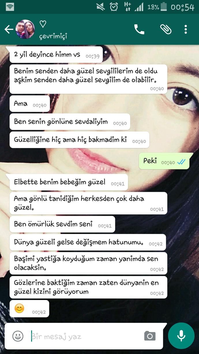 Bana senden daha guzel sevgililerim de oldu dedi ne simdi bu ya?