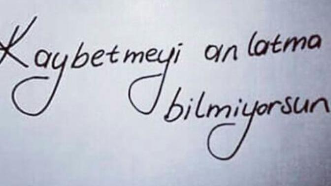 Ayrılığı tek kelime ile ifade edebilir misiniz?
