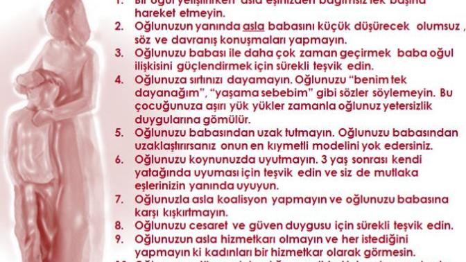 Bir Oğul Yetiştiren Annelere 10 Öğütler?