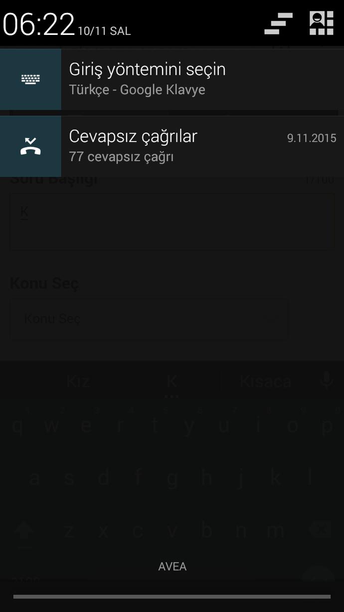 Kac cevapsiz aramaniz var sabah uyaninca ??
