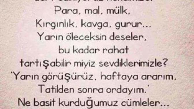 Neden insanoğlu ölüm yokmuş mahşer yokmuş gibi yaşıyor?