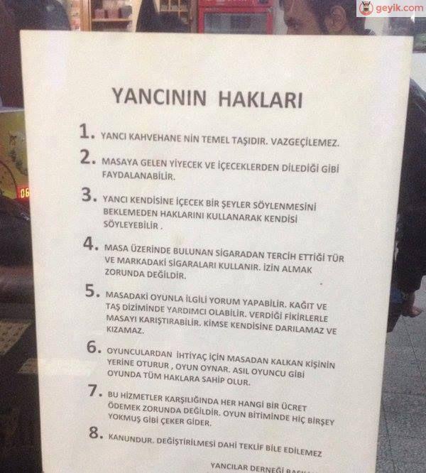 Yancının hakları nelerdir ?