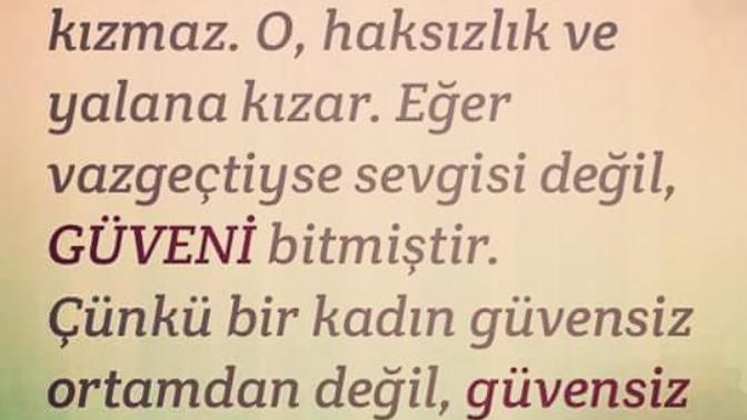 Sizce bir kadın en çok neye kızar?
