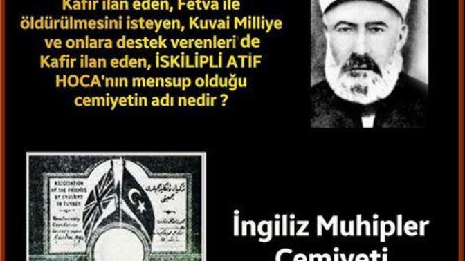 Atatürk'ün astığı hain hocalardan İskilipli Atıf?