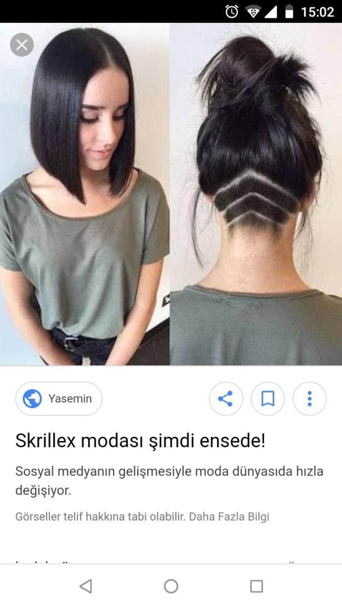 Saçın ense kısmını kazıtmak sizce nasıl?