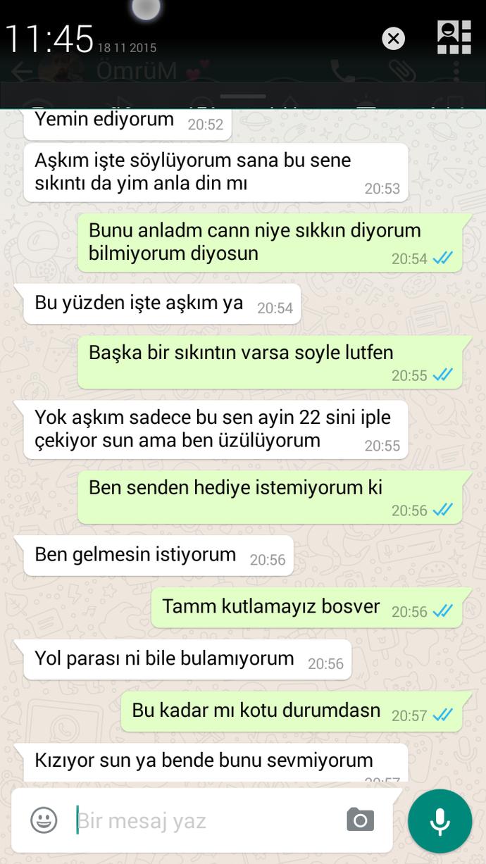 #Resimli whatsapp konuşmamız ayrılmalı mıyım sizce?