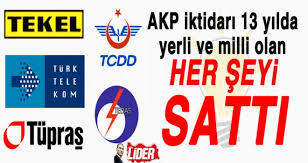 Atatürk yaptı akp sattığını nasıl görüyorsunuz?