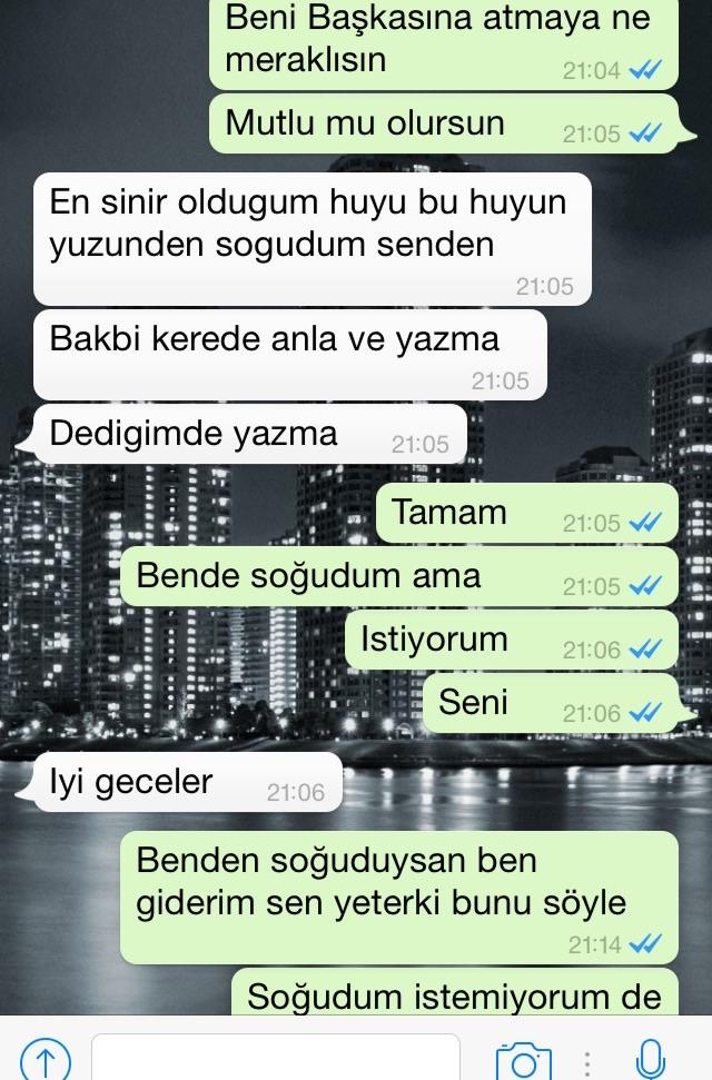 Resimli whatsapp konuşmamız😭😭😭çok kötüyüm beenn😭😭😭?