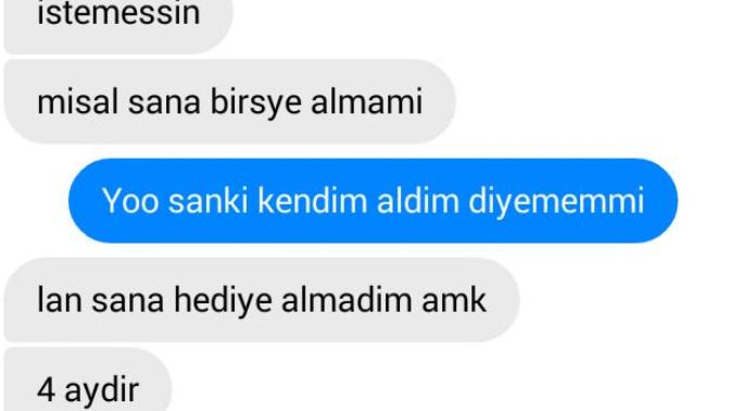 Sevgilim bana neden hiç hediye almıyor (resimli)?