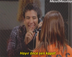 Hiç ''yaa askim önce sen kapat