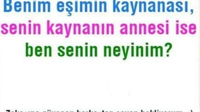 Zekasina güvenen arkadaşlari bur bakarmisiniz?