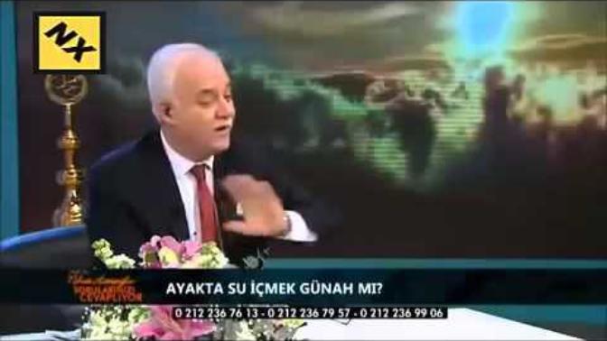 Ayakta su içmek günah mıdır?