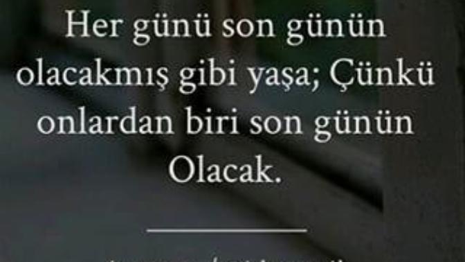 Yarın son günün olacakmış gibi mi yaşıyorsun?