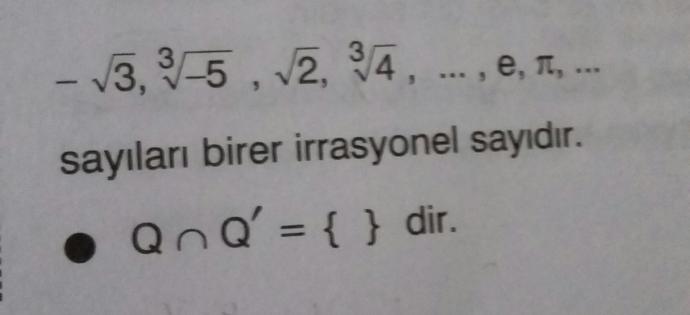 Köklü sayıların irrasyonel olup olmadığını nasıl anlarız?