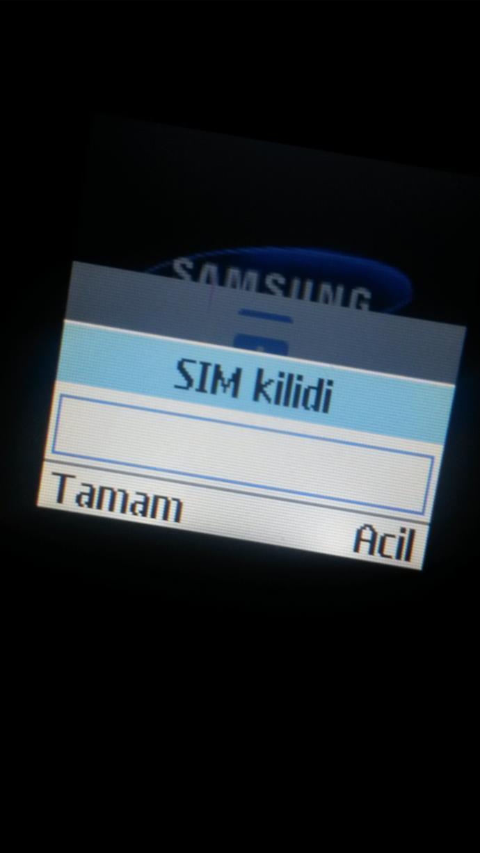 Sim kilidi nasıl açılır lütfen yardımcı olun ?