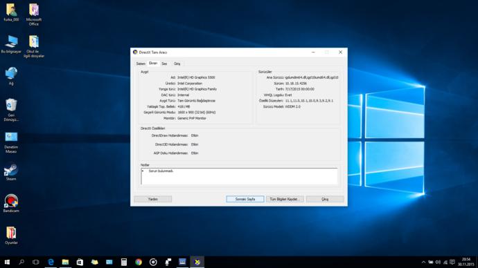 Windows 8 de kasmayan oyunlar Windows 10da kasıyor?