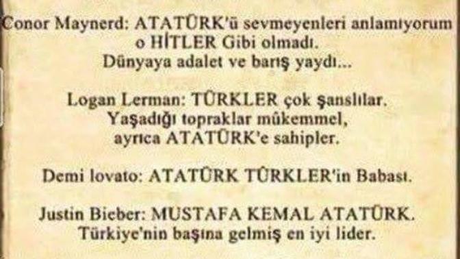 Atatürk' ü seviyor musunuz?