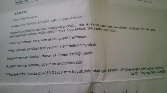 Ultrason dan anlayan var mı?