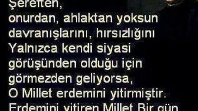 #Gelinen son nokta mı bu sözler?