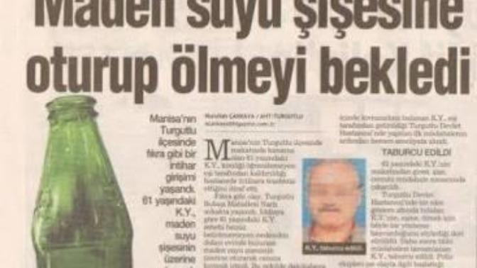 Maden suyu şisesi öldürür mü?
