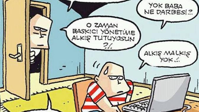 Ya beyler siz darbeye alkış mı tutuyorsunuz ne bu haliniz?