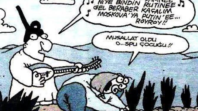 Rey röy rey sakine niye bindin rutine? Karikatür seviyor musunuz :) ?