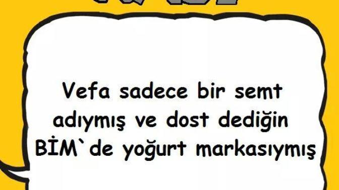 Bu vefasizlik nedir boyle?