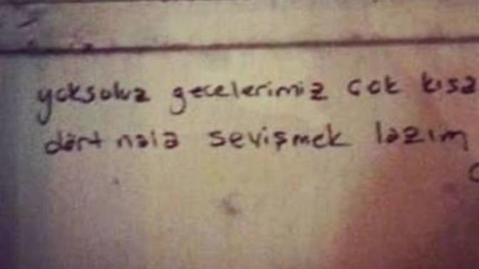 Gece sokakta sevişmek?
