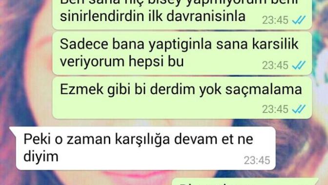 Bana bunu yazdı ne cevap vermeliyim?(ekran görüntüsü) ?