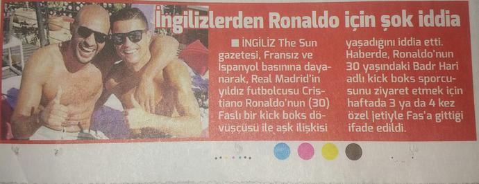 İngiliz basını, Cristiano Ronaldo'nun gay olduğunu söylemiş, sizce olabilir mi ?