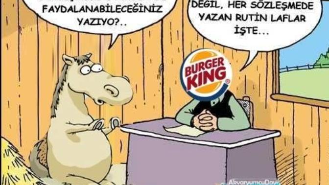 Burger King ve At Eti?