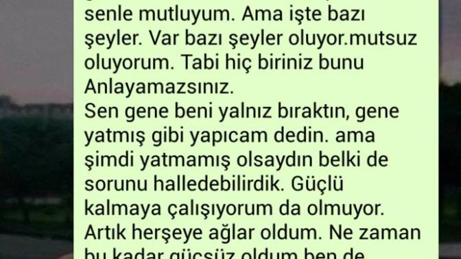 Sevgilime bu mesajı gönderdim ( resimli)?