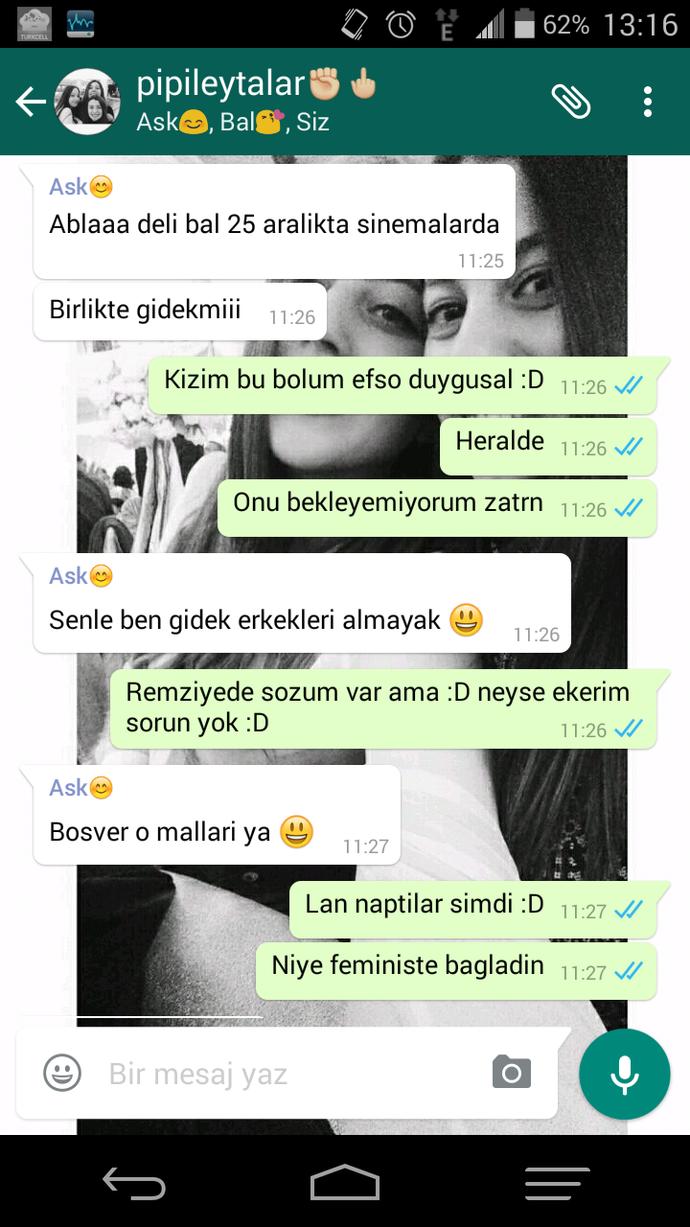 Whatsapp kiz grubunda nelermi konusulur😂 ?