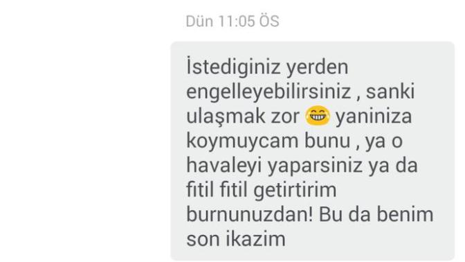 Dolandirilildim simdi de tehtid ediliyorum, nasil şikayet edicem?