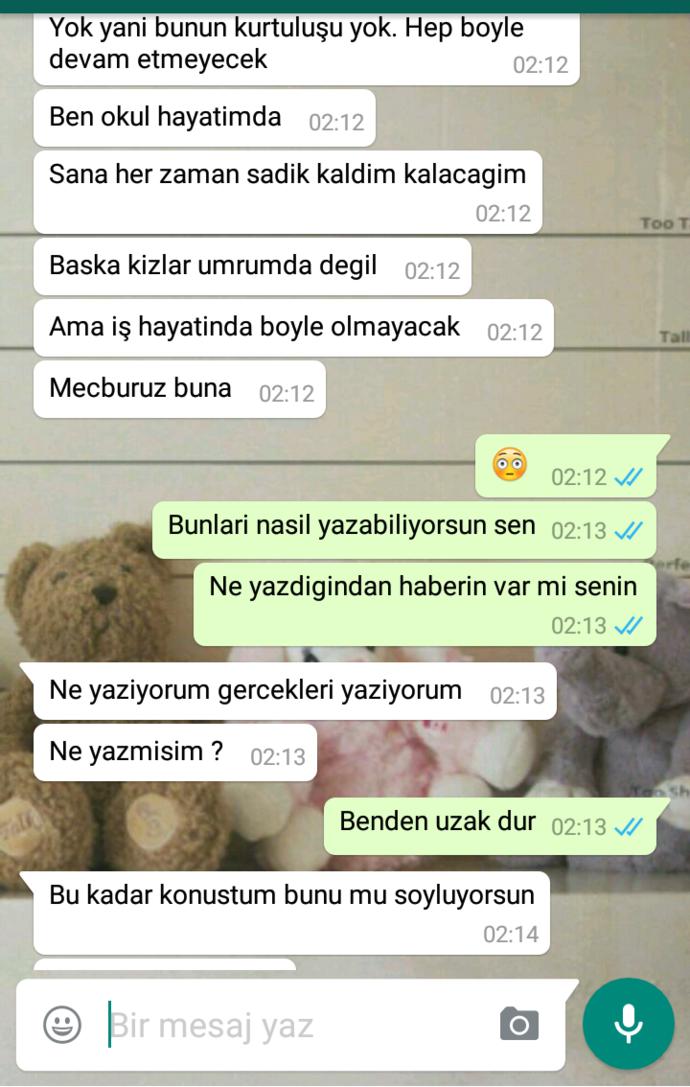 Sevgilim ileride sana sadık olmam dedi? Resimli?