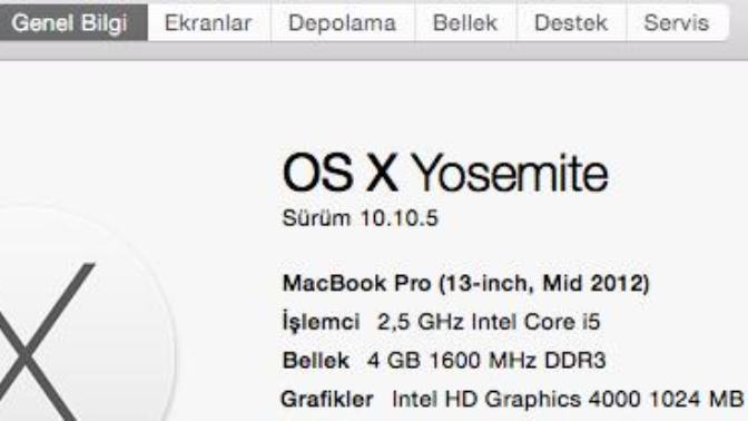 Bu Macbook Pro Özellikleri Sims 4 kaldırır mı?