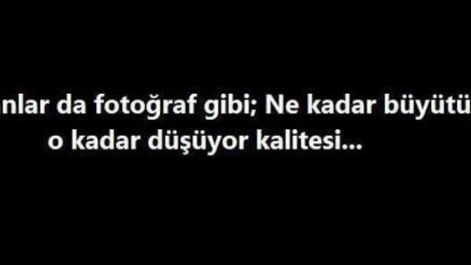 Bazı insanları gözünüzde büyüttüğünüz oluyor mu?