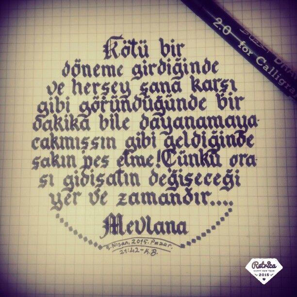 Sizce nasıl olmuş arkadaşlar? Kaligrafi?
